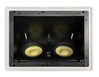 YK5252AC Silver Ticket in-Ceiling Speaker with Pivoting Full Speaker Adjustable Angle Woofers and a 1" Tweeter (Dual 5.25 Inch in-Ceiling Center Channel)