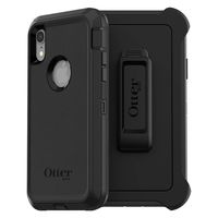 OtterBox Defender Series Case and Holster for Apple iPhone XR - Black (Renewed)