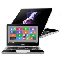 MightySkins Skin Compatible with Asus Chromebook Flip C302CA 12.5" (2016) - Unicorn Rave | Protective, Durable, and Unique Vinyl Decal wrap Cover | Easy to Apply, Remove | Made in The USA
