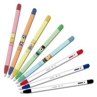 POP SKIN Elaborate Skin Decal Sticker 1 Set 4 Designs #17~#24 for Apple Pencil 1st Gen