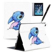 LJX iPad 7th Generation 10.2" 2019 Case Mickey Minnie Mouse Cute Cartoon Cover PU Leather Stand Protection Smart Auto Sleep/Wake Shell Compatible for Apple iPad 10.2 inch 2019#M