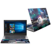 MightySkins Skin Compatible With Lenovo Ideapad 330 17" (2018) - Space Horizon | Protective, Durable, and Unique Vinyl Decal wrap cover | Easy To Apply, Remove, and Change Styles | Made in the USA