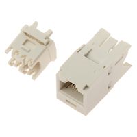 Panduit CJ688TGIW Category-6 8-Wire TG-Style Jack Module, Off White