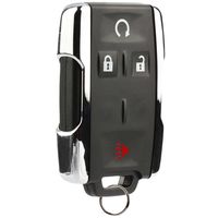 Key Fob Keyless Entry Remote Start fits Chevy Silverado Colorado/GMC Sierra Canyon 2014 2015 2016 2017 (M3N-32337100 Chrome)