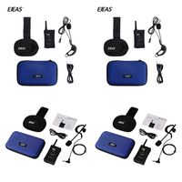 4 X Set Referee EJEAS Bluetooth Headset Communication FBIM Football Coach walkie Talkie Headset 1200 Wireless walkie-Talkie Full Duplex Bluetooth walkie-Talkie Armband