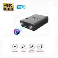 Mini WiFi Camera, Full 4K Hidden Camera Portable Small HD Nanny Cam with Night Vision and Motion Detection for Indoor Outdoor Home, Office, Car