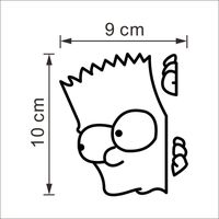 Maple Enterprise SIMPSONS DECAL STICKER FOR CAR LAPTOP WALL