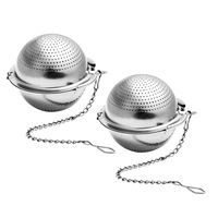 BESTONZON 2PCS Tea Strainer 2.2 Inch Ultra Fine 304 Stainless Steel Tea Infuser for Loose Tea