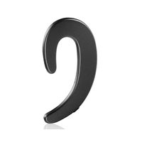 ETCBUYS Bluetooth Wireless Headphones - Non-Ear Plug Painless Wearing Earphones Multi-Point Smart Connection - Microphone Hand Free Painless Wearing Music Earbuds for Running Business Driving - Black