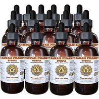 Stevia Liquid Extract, Organic Stevia (Stevia Rebaudiana) Tincture, Herbal Supplement, Hawaii Pharm, Made in USA, 15x4 fl.oz
