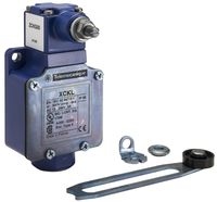 Telemecanique XCKL OsiSense XC Standard Limit Switch, One Cable Entry, 1 NO and 1 NC Snap-Action Contacts, Programmable Rotary Head, Adjustable Delrin Roller, 1/2" NPT Tapped Entry