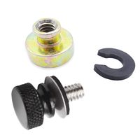 Seat Bolt Screw Nut Kit 1/4"-20 Thread for Harley Davidson Touring Softail Dyna Sportster Model
