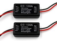 "FXC 2x 24W Flash Strobe Controller Flasher Module for LED Brake Light Tail Stop Light 12-30V"
