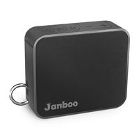 Janboo Portable Wireless Bluetooth V4.2 Speaker,with 6W Driver Enhanced Bass 33ft Bluetooth Range 10-Hours Playtime Built-in Mic,IPX6 Waterproof for Shower Home Outdoor Beach (Black)