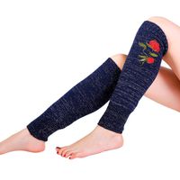Calf Leg Warmers,Hemlock Womens Girl's Warm Leg Socks Leggings Warmers Rose Stockings Boot Cuffs (Navy)