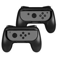 Fintie Grip for Nintendo Switch Joy-Con, [Ergonomic Design] Wear-Resistant Comfort Game Controller Handle Kit for Nintendo Switch Joy Con (2-Pack), Black