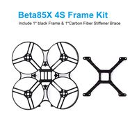 BETAFPV Beta85X 4S Cine Whoop Frame Kit Black Frame Stiffener Brace of Carbon Fiber for 1105 Brushless Motor Beta85X Cine Whoop Drone