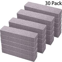 Norme Pumice Stones for Cleaning - Pumice Scouring Pad, Grey Pumice Stick Cleaner for Removing Toilet Bowl Ring, Bath, Household, Kitchen, Pool, 5.9 x 1.4 x 0.9 Inch (30 Pieces)