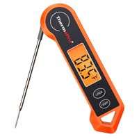 ThermoPro Digital Instant Read Meat Thermometer for Grilling Waterproof Kitchen Cooking Food Thermometer with Ambidextrous Backlit for BBQ Grill Smoker Oil Fry Candy Thermometer