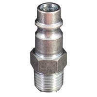 Milton 760-1 1/4" MNPT V Style High Flow Steel Plug - Box of 10