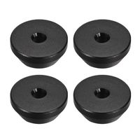 uxcell Speaker Spikes for Hi-fi Feet, Speaker Stands, Aluminium Alloy 3.2x15mm ID OD Black 4pcs