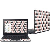 Mightyskins Skin Compatible with Samsung Chromebook 3 11.6" - Marble Pyramids | Protective, Durable, and Unique Vinyl Decal Wrap Cover | Easy to Apply, Remove, and Change Styles | Made in The USA
