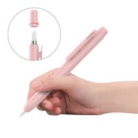 MoKo Holder Case for Apple Pencil, Retractable Tip Cap for New iPad 10.2 2019/iPad Air (3rd Generation) 10.5" 2019/iPad Mini (5th Generation) 7.9" 2019 Apple Pencil（Only for Apple Pencil 1st - Pink