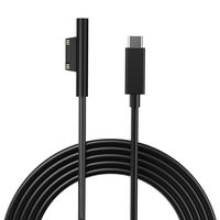 Surface Pro Charger Cable, HASESS 15V Surface Connect to USB C Cable Compatible with Surface Pro 3/4/5/6, Surface Laptop/Laptop 2, Surface Book 1/2, Surface 3/Go/Studio - 6.56ft/1.8m