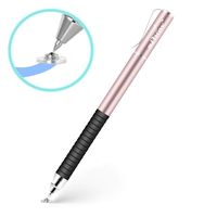 aibow Capacitive Stylus Pen for iPad, iPhone, Tablets, Cell Phones, All Touch Screens [ Fine Point & High Sensitivity Disc Tip Series ] with 1 Replaceable Disc Tip, Slide Cap Type2 (Rose Gold)