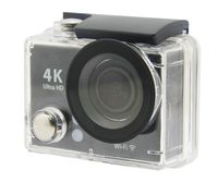 NAXA Electronics NDC-406 Waterproof 4K Action Camera, Shiny Black (NDC-406)