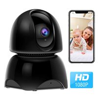 WiFi Pet Camera, 1080P Wireless IP Indoor Home Security Camera, Dog Camera Baby Monitor with Pan Tilt Zoom, 2 Way Audio, Night Vision and Motion Detection