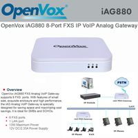 OpenVox iAG880 FXS Analog IP VoIP Gateway 8 Port