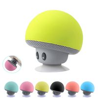 SUNMENCO Six Colors Mini Bluetooth Speaker Suction Cup Phone Holder Portable Stereo Speakers Wireless Music Player Built-in Lithium Battery and Mic Hands-Free for iPhone ipad Android Phones Laptop