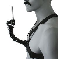 Livestream Gear - PHABLET Chest Mount & Gooseneck Setup for Streaming or Video, to Fit Large Sized Devices Like iPhone 6 Plus, Galaxy Note, Pokemon Go. (Phablet Chest Mount)