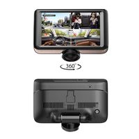 360 Degree Dash Cam for Car,Dual Lens Full HD 1080P Front and 720P Rear View Camera,360 Panoramic Dash Camera,4.5 inch IPS Touch Screen, G-Sensor,WDR, Parking Monitor,Motion Detection