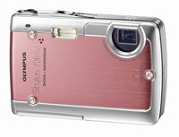Olympus Stylus 720SW 7.1MP Ultra Slim Digital Camera with 3x Optical Zoom (Pink)