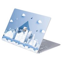 MasiBloom 1 PCS Anti-Scratch Decal Sticker Laptop Skin for 13" 13.5 inch Microsoft Surface Laptop 3 & 2 & 1 (2019/18/17 Released), Not Compatible with Surface Book (for Surface Laptop, Blue Castle)