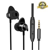 ZHIKE Wired Earbuds Microphone Mic in Ear Headphones Earphones Volume Control Corded Headsets Corded Noise Cancelling Sweatproof Remote for Woman Kids School Boys Girls iPhone Android Samsung iOS