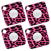 MightySkins Skin Compatible with Tile Mate - Pink Leopard | Protective, Durable, and Unique Vinyl Decal wrap Cover | Easy to Apply, Remove, and Change Styles | Made in The USA