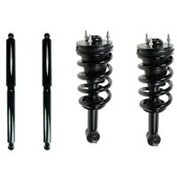 Detroit Axle 139105 Front & Rear Struts Assembly & Shock Absorbers [4345074] for 2008-2013 Chevy Silverado 1500, 07-13 GMC Sierra 1500 [4x4 Only, Set of 4]