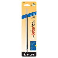 PILOT Ballpoint Ink Refills for Better or EasyTouch Stick Pens, Medium Point, Blue Ink, 2-Pack (77222)