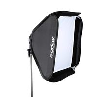 GODOX 60x60cm/24" x 24" Portable Softbox for Studio Camera Flash Speedlite fit Godox S-type Bracket