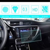 for 2017 Toyota Corolla 9-Inch 200125mm Car Screen Tempered Film Navigation Screen Protector HD Clear 9H Hardness Anti-Fingerprint Anti-Scratch