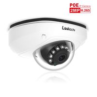 lookcctv 1080P 2.8mm Lens IP Dome Camera, 2.0MP Network POE Camera Weatherproof CCTV Security Camera,10PCS LEDs Night Vision,P2P Cloud,Motion Detection,View Remotely,ONVIF