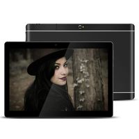 Android 7.0 Tablet 10.1 Inch IPS Screen Quad-Core Processor Network 2MP+5MP Camera WiFi Bluetooth Unlocked Tablet 4500mAh Large Battery Capacity Tablet 2GB DDR3+32GB EMMC (Black)