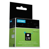 DYMO 30376 LabelWriter Hanging File Folder Tab Inserts, 9/16 x 2, White, 260 Labels/Roll