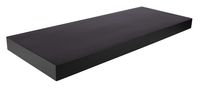 kieragrace Stockholm Aberg Floating Shelf w/LED Light - Black, 24-Inch, Matte Finish
