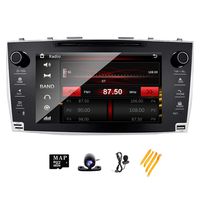GPS Navigation Car Radio Stereo for Toyota Camry 2007 2008 2009 2010 2011 in Dash Sat Nav Indash Touch Screen with Backup Camera Double Din 8 Inch Multimedia Player DVD CD CAM-IN Free Removal Tool Kit