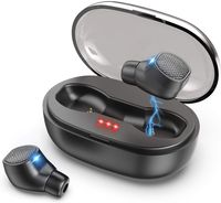 Wireless Earbuds True Wireless Earbuds Bluetooth 5.0 Headphones Deep Bass Stereo Sound IPX7 Waterproof Auto Pairing in-Ear Bluetooth Earphone with Charging Case