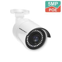5MP POE Security Camera,SMONET Outdoor IP Camera, Night Vision, Only Compatible with SMONET 5MP POE Camera System